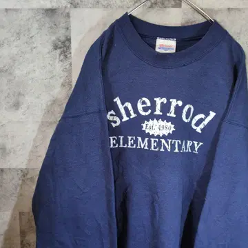 헤인즈 90s~00s 맨투맨 트레이닝복 네이비 M A30,3