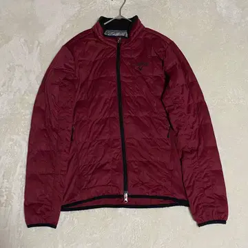 [ 새상품급 ] 캘러웨이 퀼팅 자켓 빨간색 M