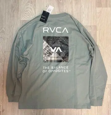 RVCA 여성용 백 로고 롱 슬리브 셔츠