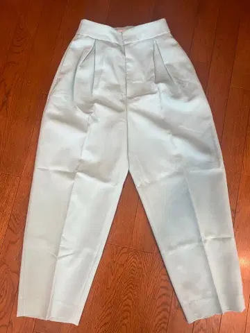 CLIFFORD 민트 그린 하이웨스트 슬랙스