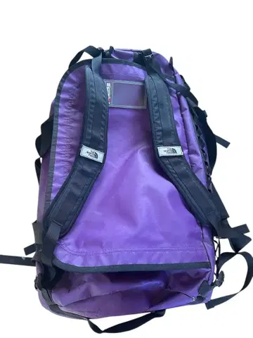 THE NORTH FACE 퍼플 더플백 약 80L