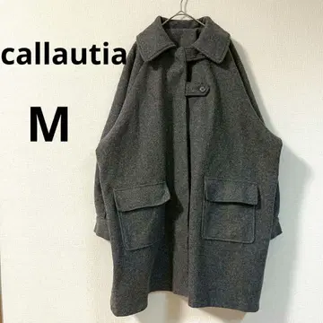 카라우 티어 코트 M 그레이 미들 기장