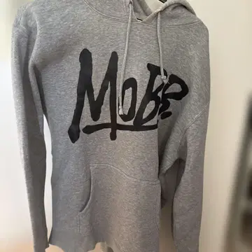 MOBB 그레이 후드 부착 후드티
