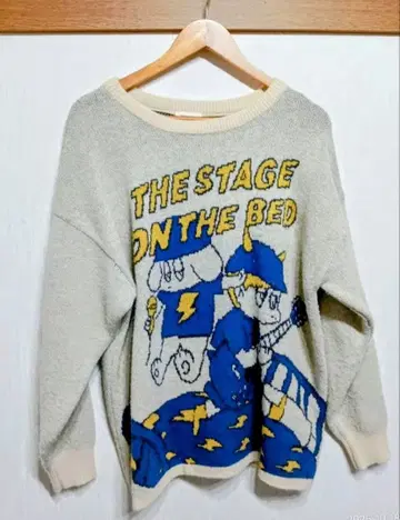 니코앤드 마코 로드리게스 콜라보 그래픽 긴팔 니트 스웨터