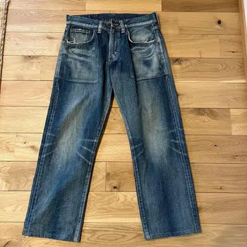 Levi's 스트레이트 데님 다크 블루