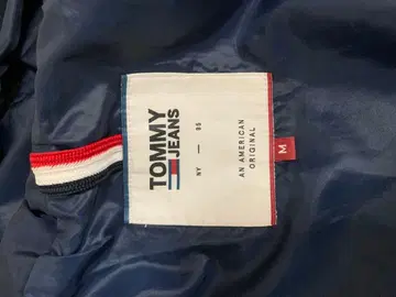 TOMMY JEANS 네이비 나일론 자켓 M