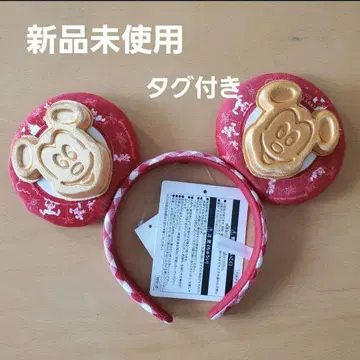 [ 새상품 ] 미키 와플 머리띠 디즈니랜드 파크 푸드