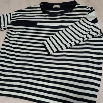 PaulSmith 보더 7부 소매 티셔츠 얇은 소재 니트