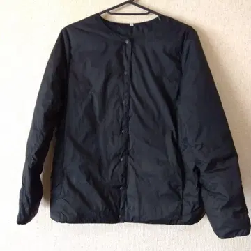 무인 블랙 다운 자켓 XL