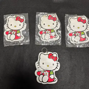 산리오 레트로 헬로키티 동전 지갑 소품함 소프트 비닐 4개