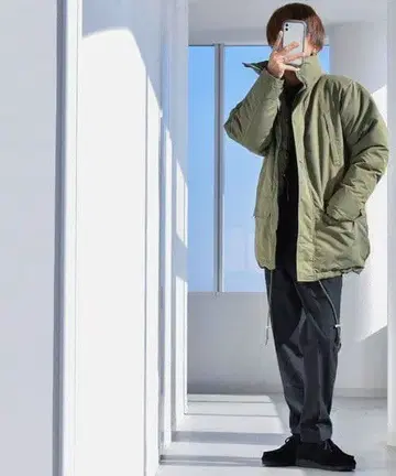 [ 50% OFF ] 밀리터리 다운 코트