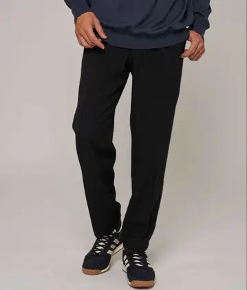 에디피스 울리쉬 트윌 RT 이지 팬츠 블랙