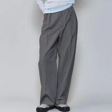 6 ROKU 체크 팬츠 새상품급