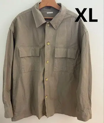 베이지 밀리터리 자켓 XL