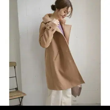 어반 리서치 숄카라 코트 후드 결품 카멜 40