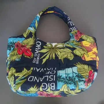 대용량 HULA LANI HAWAII 토트백 사이드 포켓