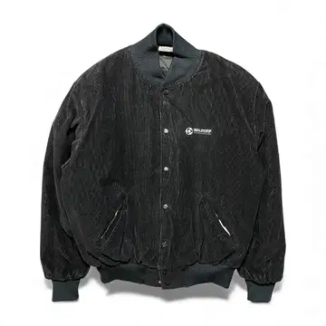 구제 빈티지 기업계 충전솜 코듀로이 블루종 코듀로이 자켓