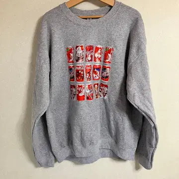 코카콜라 산타클로스 맨투맨 L 사이즈 US 구제 의류