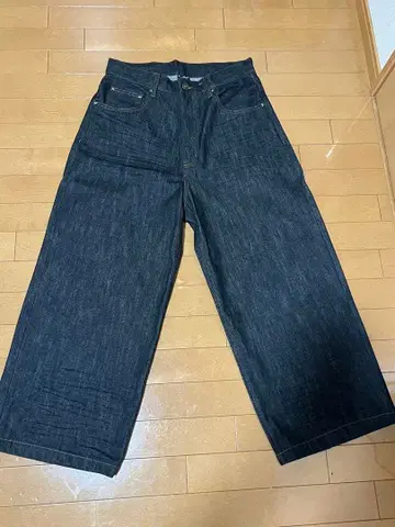 belvet 리지드 배기 데님 블랙 M 사이즈