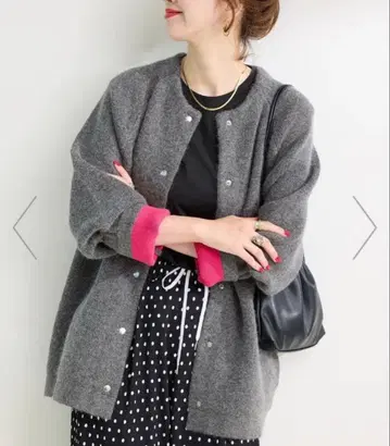 B.C STOCK 2층 스무스 편직 블루종