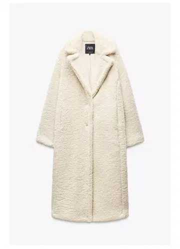ZARA 페이크 보아 코트