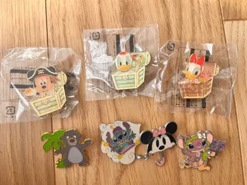 디즈니 핀 배지 7개 세트