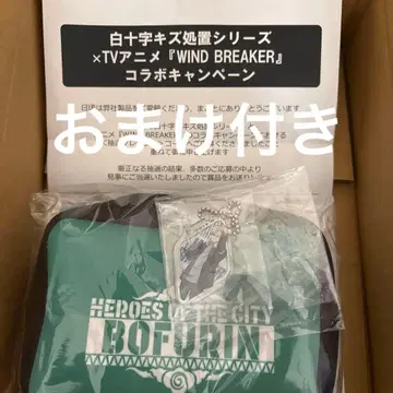 wind breaker 카지 렌 흠집 처리 화이트 십자가 윈드 브레이커