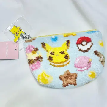 미사용 새상품 러브리 페이러 포켓몬 보트형 파우치 S 사이즈 페일 블루