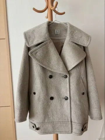 L'AUBE BLANC 미들 기장 코트