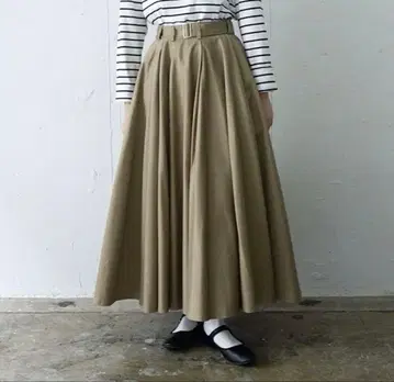 foufou new big flare trench skirt