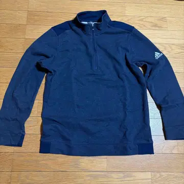 adidas 골프 하프 지퍼 긴팔 맨투맨 남성용