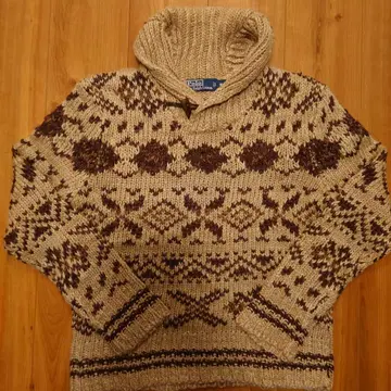 랄프 로렌 숄 스웨터