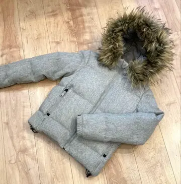 GAP Winter Warmth 그레이 퍼 다운 자켓