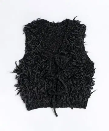 니트 베스트 MAISON SPECIAL 프린지