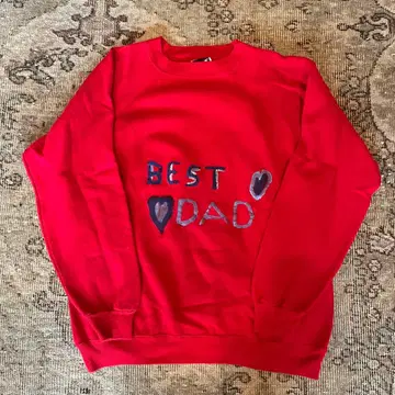 Hanes 레드 트레이닝복 X-LARGE BEST DAD