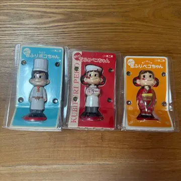 [미개봉 새상품] 페코짱 흔들인형 3종 세트 [페코짱 굿즈]