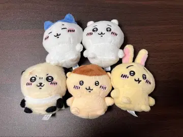 치이카와 (먼작귀) 앉은 봉제 인형 가챠가챠 5개 세트 낱개 판매 불가