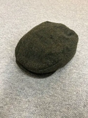 papas 다크 그린 트위드 헌팅캡