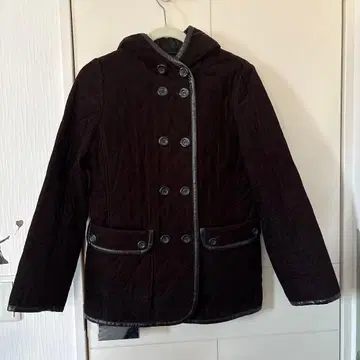 BARNEYS NEW YORK 후드 부착 퀼팅 자켓 아우터