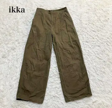ikka 이카 워크 팬츠 카고 팬츠 코튼 100 워셔블