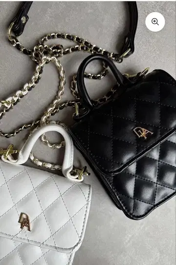 DIANTE 가죽 로고 미니 백