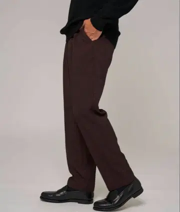 에디피스 울리쉬 트윌 RT 이지 팬츠 브라운