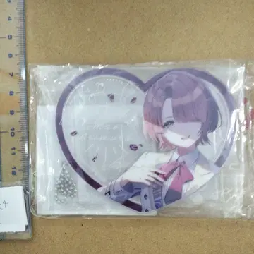하트형 피쿠리아 아크릴 키링 & 스탠드 아리무라 마오