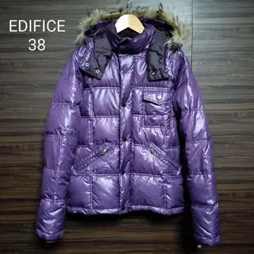 EDIFICE 퍼플 다운 자켓 38