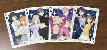 하스노소라 트럼프풍 카드 오사카 공연 4종 세트