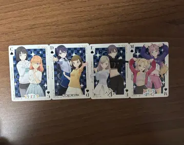 하스노소라 트럼프풍 카드 오사카 공연 4종 세트