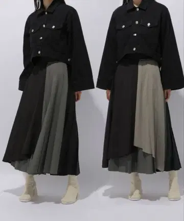 HARE 2way 하이쇼쿠 플리츠 스커트