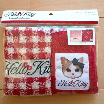 USJ 캣 키티 타월 손수건
