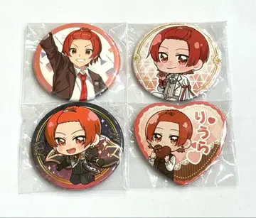 이레귤러 캔뱃지 랜덤 류라 4개 세트