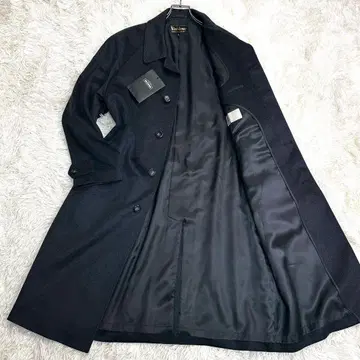 택 포함 새상품 캐시미어 100% 윈드아머 스텐카라 코트 L 사이즈